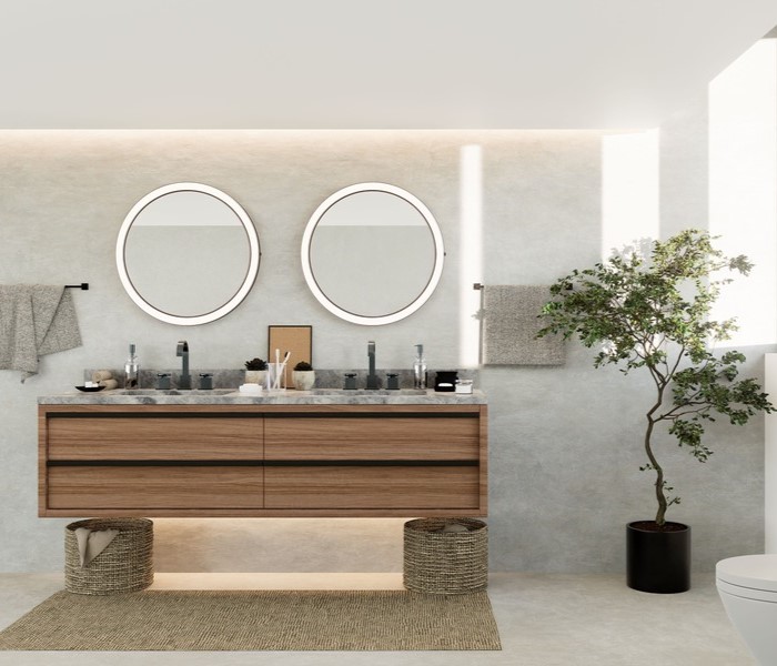 circular design wall light